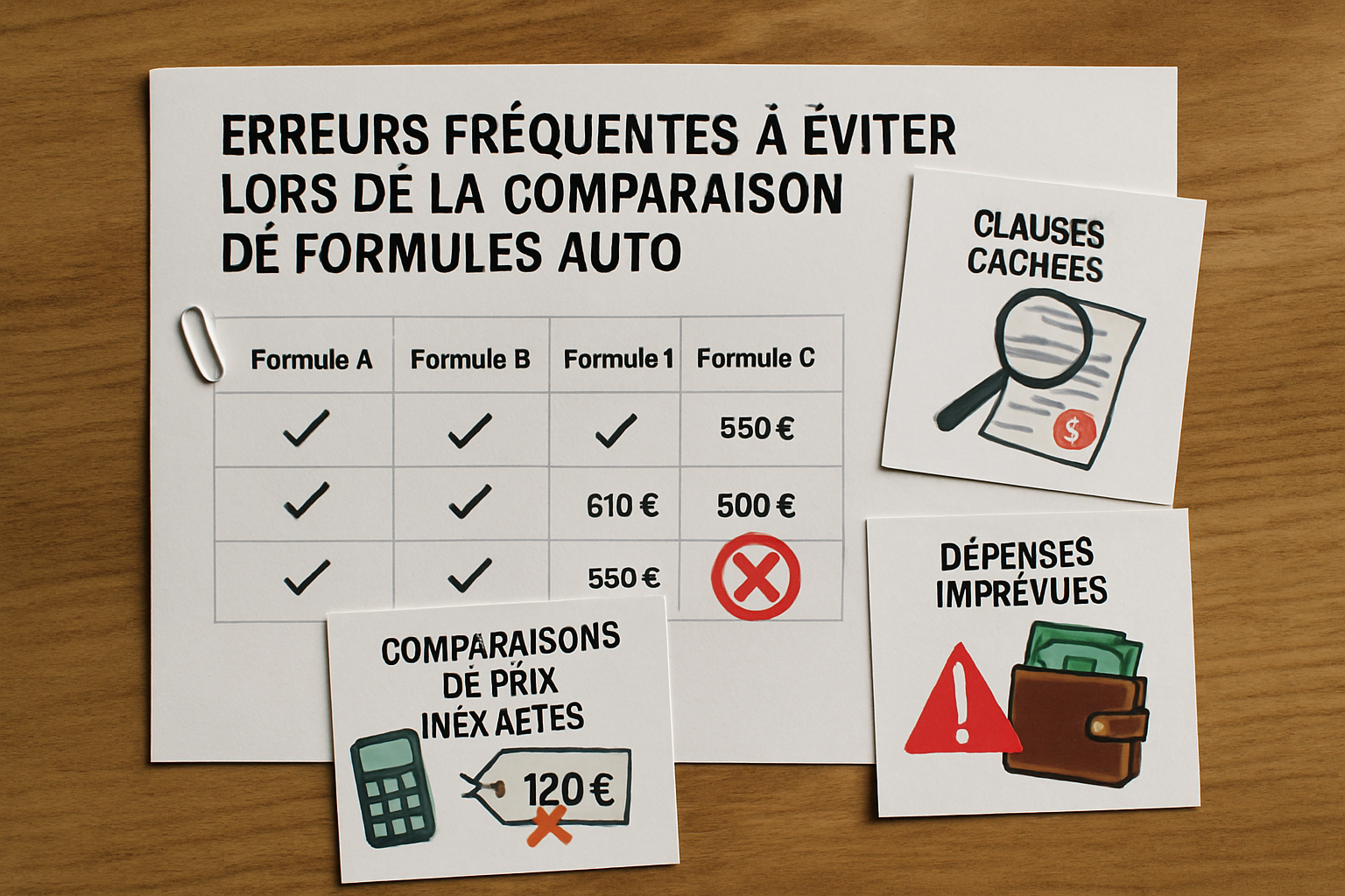 découvrez les erreurs fréquentes à éviter lors de la comparaison des formules d'assurance auto. ce guide vous aide à choisir la meilleure option pour votre véhicule en toute sérénité.